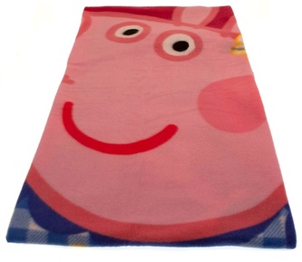Fleece deka Peppa Pig|Prasátko Pepa: Obrázek Pepy (110 x 140 cm)