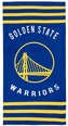 Osuška - ručník NBA|Golden State Warriors: Pruhy a Logo (76 x 152 cm)
