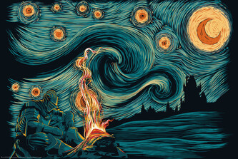 Plakát, Obraz - Starry Souls, 91.5 × 61 cm