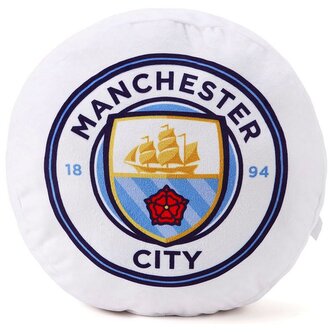 3D Polštář FC Manchester City: Velký znak (30 x 30 x 10 cm)