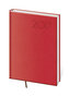 Diář 2017 - Print/denní A5 červená