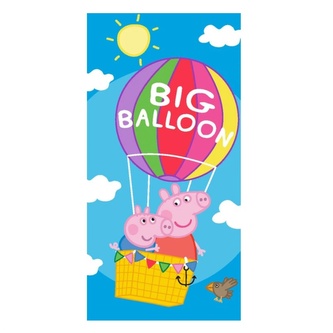 Carbotex Osuška Prasátko Pepina Tomík v Balónu 70x140 cm