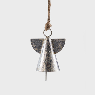 Vánoční závěsná dekorace | OLDY METAL | stříbrná | 10,5 x 8,5 x 6 cm | 714320