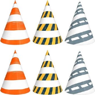 Párty čepička auta 6ks - Party Pal