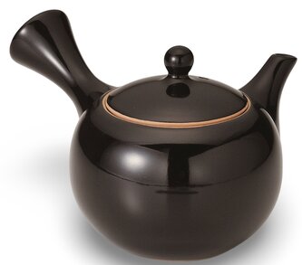 Keramická Kyusu konvice černá 380 ml