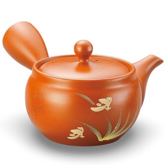 Japonská keramická konvice Kyusu hnědá var. I 280 ml