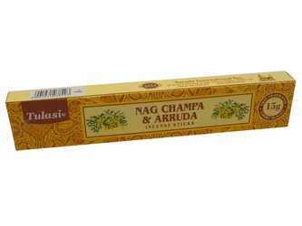 Indické vonné tyčinky Tulasi Nag Champa & Arruda 15 ks