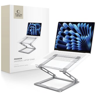 Podstawka Tech-Protect ULS400 uniwersalna rozkładana na laptop do 17" - szara Podstawka Tech-Protect ULS400 uniwersalna rozkładana na laptop do 17" - szara