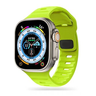 Pasek Tech-Protect IconBand Line na Apple Watch 4 / 5 / 6 / 7 / 8 / 9 / SE (38/40/41 mm) - limonkowy
