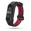 Pasek Tech-Protect Armour na Xiaomi Mi Smart Band 5 / 6 / 6 NFC - czarno-czerwony