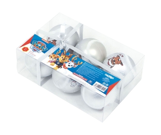Bombki choinkowe 6 sztuk Psi Patrol