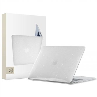 Etui Tech-Protect SmartShell na MacBook Air 13" 2018-2020 - przezroczysto-brokatowe