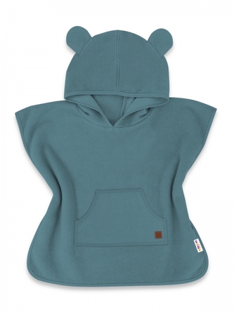 Pončo, župan s kapucí pro děti Medvídek, Baby Nellys, zelený, vel. 98/104; 98-104 (2-4r)