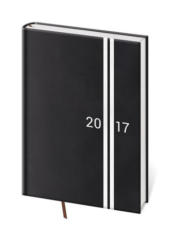 Diář 2017 - Highway/týdenní černá