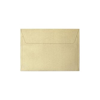 Ozdobné obálky Pearl - C6, 120 g, zlaté, 10 ks