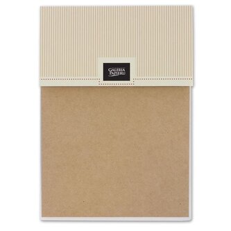 Samolepicí papír A5 Kraft - 12 listů