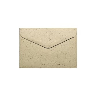 Ozdobné obálky Pepper - C6, 120 g, hnědé, 10 ks