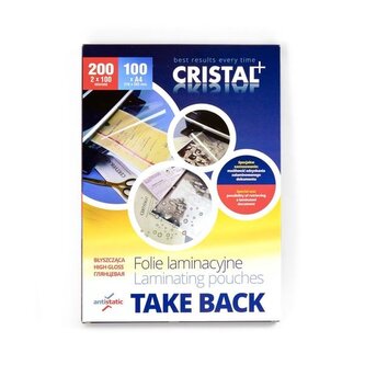 Laminovací fólie Take Back - A4,100mic,lesk, 100ks