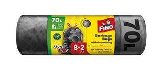 Fino Zeus Flex zatahovací pytle na odpadky 70 l, 8 + 2 ks ZDARMA