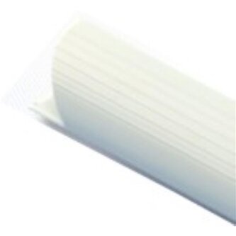 Násuvný spínací hřbet  20 listů, bílý, 50 ks