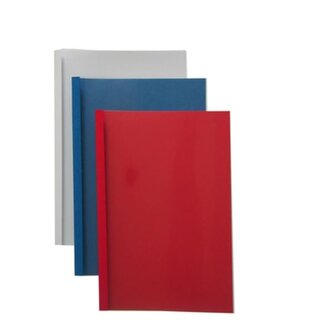 Desky pro term.Prestige 6 mm,im.kůže červené,100ks