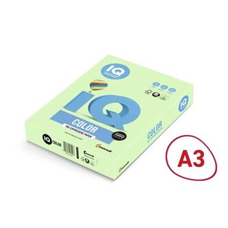 Bar.papír IQ Color A3-MG28,stř.zel.,160 g/m2,250l.