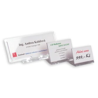 Prezentační stojánek - plastový, 8 x 5,7 cm, 36 ks Prezentační stojánek - plastový, 8 x 5,7 cm, 36 ks