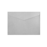 Ozdobné obálky Pearl, C5, 150 g, stříbrné, 10 ks