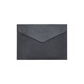 Ozdobné obálky Pearl - C6, 150 g,  černé, 10 ks
