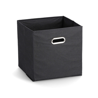 ZELLER Úložný box vliesový černý 28x28x28cm