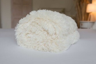 JERRY FABRICS Deka s dlouhým vlasem smetanová  Polyester, 150/200 cm