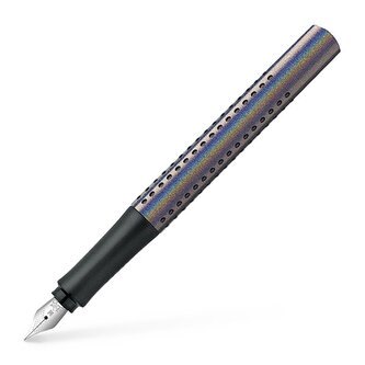 Plnicí pero Faber-Castell Grip Edition výběr barev, hrot M stříbrná