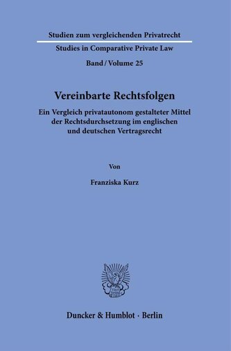 Vereinbarte Rechtsfolgen