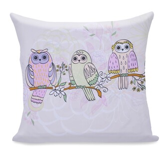 Povlak na polštář DecoKing Owi světlý, velikost 80x80