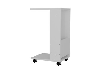 Odkládací stolek Afitab bílý