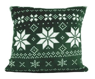 Vánoční polštář NORDICO 40 x 40 cm zelený
