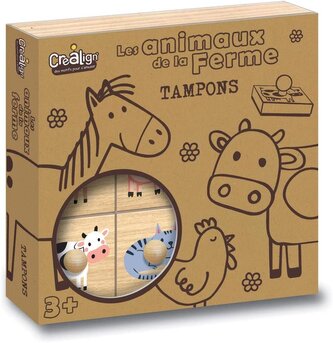 Dřevěná razítka Farma