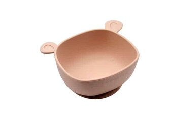 SILIKÓNOVÁ MISKA MEDVEĎ LILI BLUSH PINK
