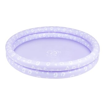 Nafukovací bazén pre deti Leopard fialový 100 cm