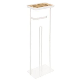 Stojan na toaletní papír Modern White bambus/bílý