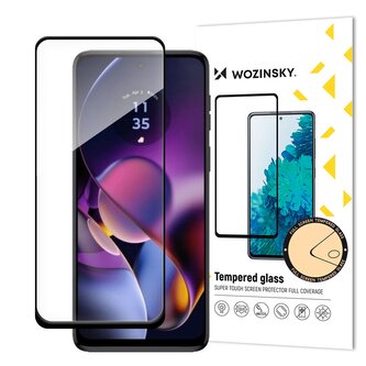 Szkło hartowane Wozinsky Tempered glass Full Glue do Motorola Moto G54 na cały ekran z ramką - czarny