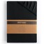 Bavlněné jersey prostěradlo s gumou DecoKing Amber černé, velikost 160-180x200+30