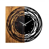 Nástěnné hodiny Storm 58x58 černé
