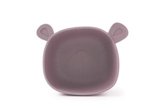 SILIKÓNOVÁ MISKA MEDVEĎ LILI PLUM