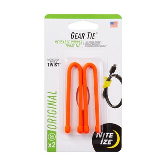 Vázací drát Nite Ize Gear Tie 6" 6" ORANGE