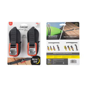 Nite Ize Upínací systém CAMJAM® TIE DOWN STRAPS 12ft. - 2 kusy