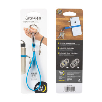 Upevňovací silikonový pásek na zápěstí NiteIze Modrá