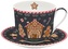 Porcelánový šálek a podšálek Gingerbread