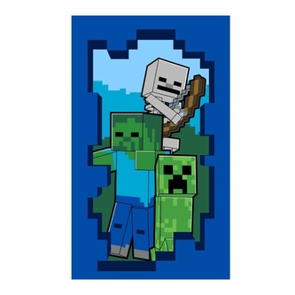 Carbotex Dětský ručník Minecraft Mob Monsters 30x50 cm