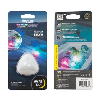 LED bílé párty světlo Nite Ize NITEGEM